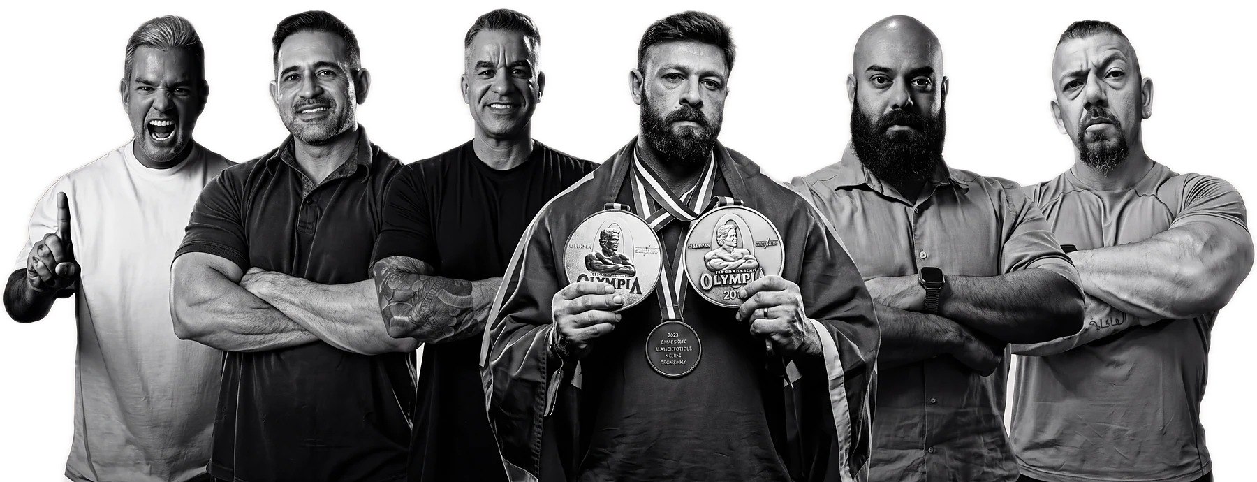 Os seis palestrantes do seminário: Ricardo Pannain, André Carlos Pierin, Belmiro de Salles, Fabrício Pacholok, Gabriel Kaminski e Adam Abbas